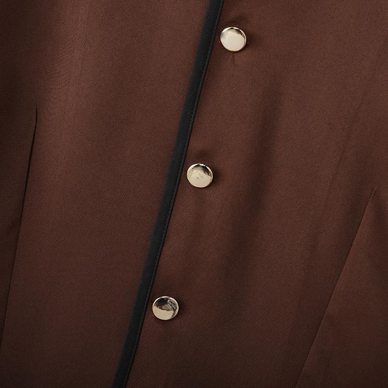 INCERUN Men Stand Neck Long Sleeve Stitching Casual Slim Thin Blazer Suit Coats