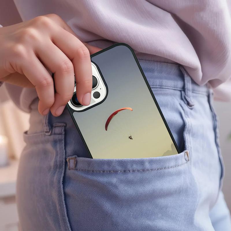 Paragliding Sport Phone Case For iPhone 17 Air 15 16e 14 13 Pro Max Coque 12 11 Pro Max PLUS cover