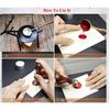 T02C!Sealing Wax Warmer Wax Seal Kit Wood Handle Melting Spoon Sealing Wax Tool For Xmas Package Sealing Seal Stamp Kit