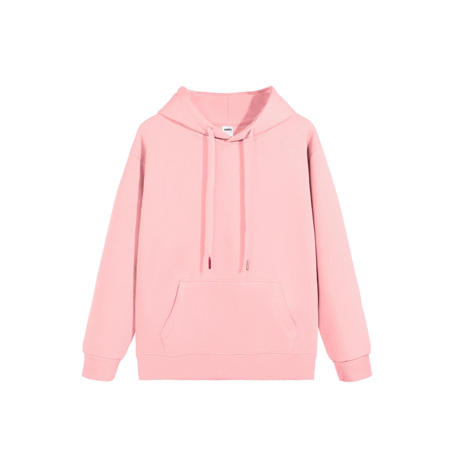 

Свитшот унисекс с капюшоном из хлопковой смеси - однотонный, двухсторонний, в корейском стиле, повседневный с длинным рукавом, осенняя коллекция Medium