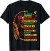 Ik ben Black History Afrikaanse Black History Maand Vrouwen Meisjes T-shirt