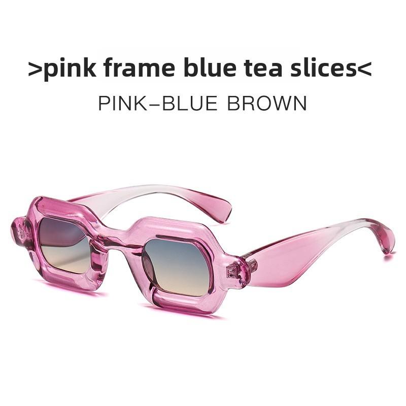 Y2k Bubble Sunglasses Blue Lenses Uv400 For Summer Fashion And Party Fun