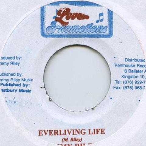 7inch Record JIMMY RILEY - Everliving Life Love Promotions 2003 Jamaica Reggae, Ska & Dub