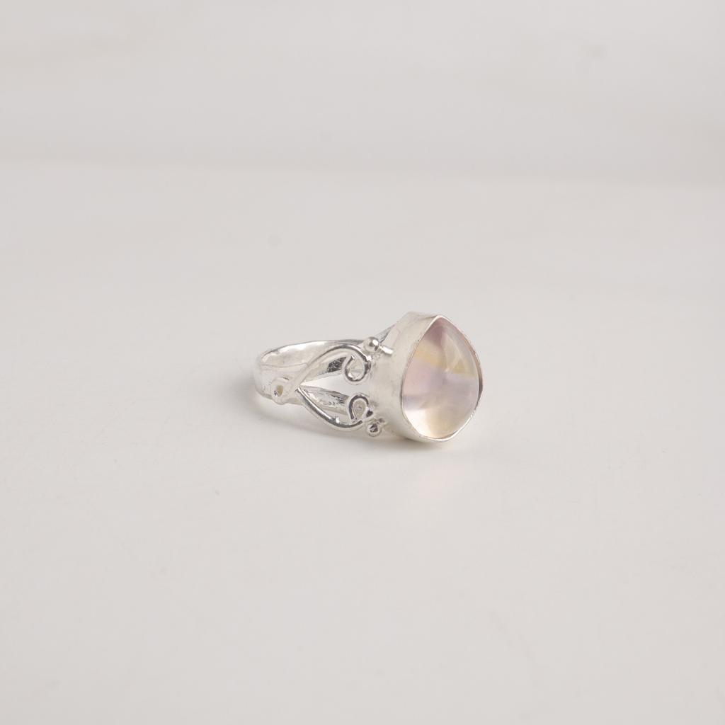 Natural Ametrine Gemstone 925 Sterling Silver Jewelry Handmade Pear Shape Ring RR-46-21