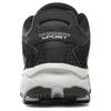Skechers Vigor 2.0 Pelle a Rete Comode Scarpe Casual Basse Sneakers da Uomo Nero Grigio Carbone 237067-BKCC