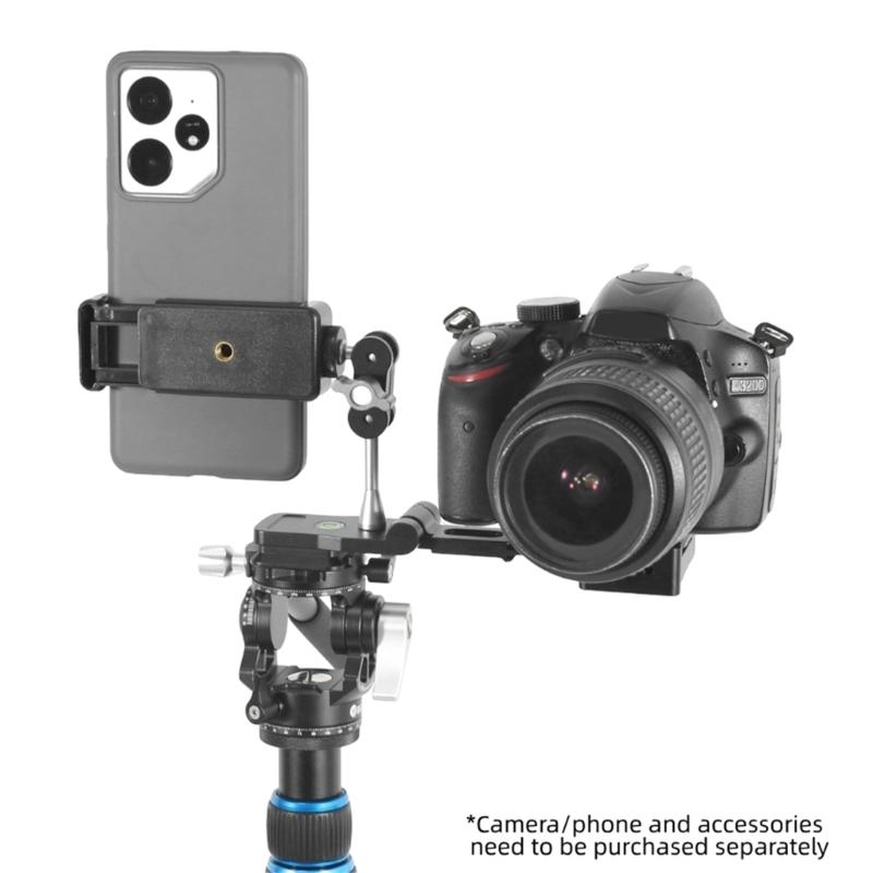 Foldable Camera Quick Release Plate With 360 Degree Rotating Arca Standard Tripod Adapter For DSLR  Cameras