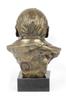 Winston Churchill - marble bust, statuette of a famous person, decoration for office, school, and hotel by the Art-Dog brand