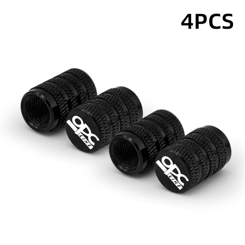 Car Styling OPC Line Wheel Tire Valve Caps Tyre Stem Covers Airdust Waterproof For Opel Antara Astra Insignia Corsa Mokka Vectra