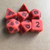 7pc/lot Digital Dice Set D4 D6 D8 D10 D12 D20 Colorful Polyhedral Dice for Entertainment Board Game