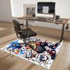 1pc Sonic the Hedgehog Anime Cartoon Design Office Chair Mat - Non-Slip Carpet for Home Decor, Gaming Room, Seasonal Gift.Y087