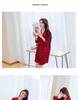 Han Yatong Women's Seven-Sleeve Summer Nightgown - Loose, Sexy, Korean-Style Silk Pajamas 