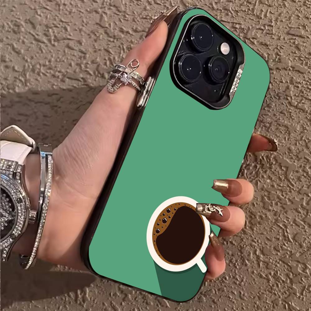 Coffee Phone Case For iPhone 17,16,15,14,13,12,11,Pro,X,Xs,MAX,Plus TPU Soft To Skin-friendly Cover