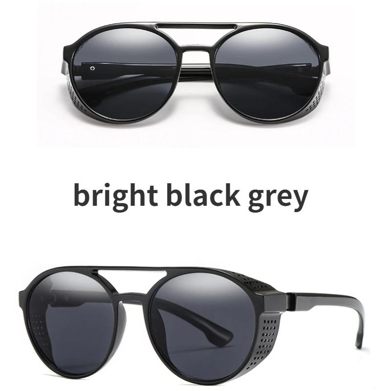 Men Fashion Round Punk Sunglasses Women/Men 2022 Vintage Round Sun Glasses High Quality Brand Designer Sunglass De Sol UV400