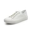 Leather Little White Shoes Women's Versatile Board Shoes Spring New Flat-bottomed One-pedal Lazy Single Shoes Casual Shoes