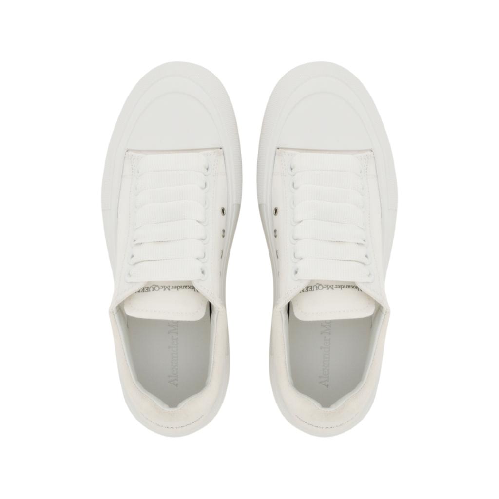 (WMNS) Alexander McQueen Deck Skate Plimsoll Shoes 'White' Women's 697120W4MV79000