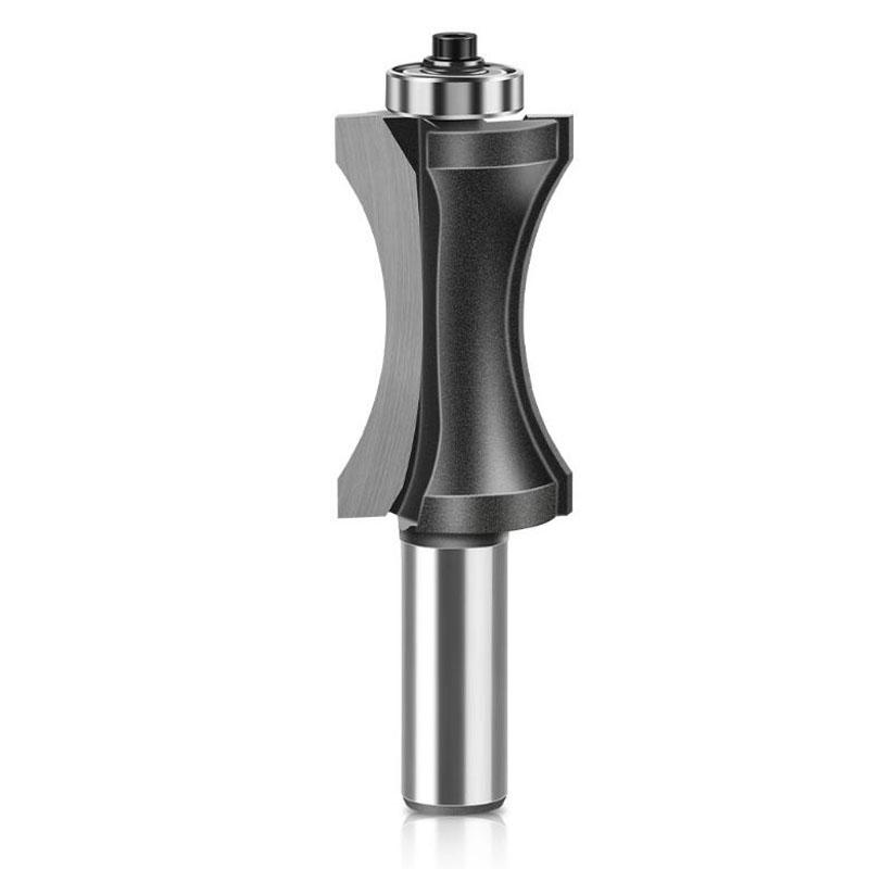 Coadă de 12 mm 1/2" Coadă jumătate rotundă Biți de margine convexe pentru freza de capăt pentru lemn Instrument pentru prelucrarea lemnului Freză de calitate industrială