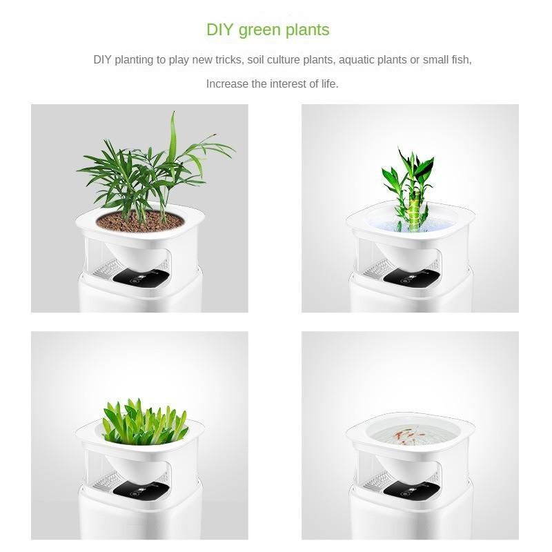 New Household Air Purifier Small Space Sterilization Formaldehyde Removal Device Desktop Microecological Air Purifier