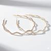 Dense Wave Line Pearl Zirconia Simple Lovely Headband