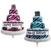 Large Three-Tier Cake Aluminum Foil Balloon for Baby's First Birthday Party Decoration