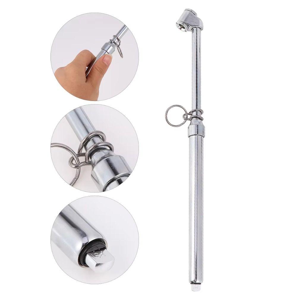 Portable Tire Pressure Gauge Heavy Duty Mechanical Air Gage Air Pressure Gauge  Motorcycle Bike