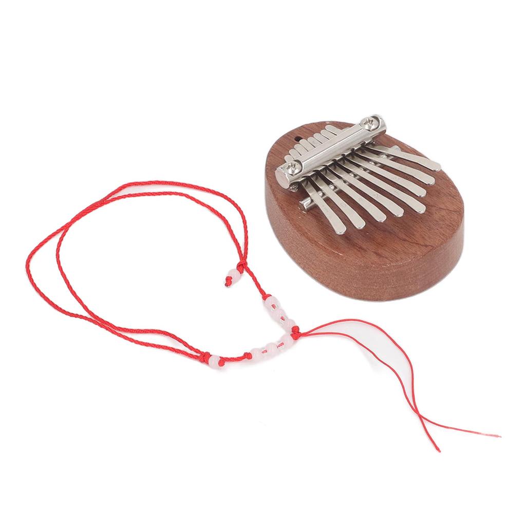 8 Keys Kalimba Mahogany Wood Alloy Steel Key Portable Thumb Piano Mini Finger Musical Instrument for Beginner