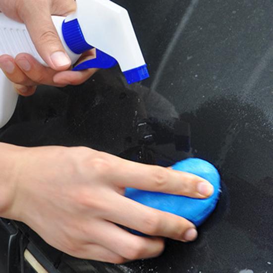 Auto-Knete, Staubfleckenentferner, kompakte Größe, tragbar, wiederverwendbar, Reinigungsschlamm für mehrere Oberflächen, Detaillierungs-Knete