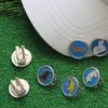 New Golf Ball Mark+Golf Hat Clip Zodiacs Design Magnetic Alloy Marker Golf Accessories Rat Ox Tiger Rabbit Dragon Snake Horse