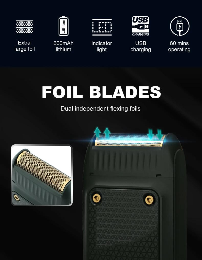 VGR V-353 Mini Shaver for Men with Reciprocating Blade Head USB Charging Hair Trimming Machine Whitening Device Portable Groomin