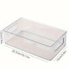 Acrylic Desktop Storage Box Is Easy To Install, Transparent Organizing Box Can Be Stacked with Shelves for Office Desk Supplies