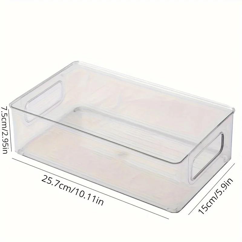 Acrylic Desktop Storage Box Is Easy To Install, Transparent Organizing Box Can Be Stacked with Shelves for Office Desk Supplies