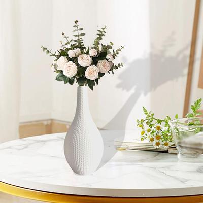 Flower Vase Desktop Ornament Elegant Decorative Art Arrangement for Cabinet Home