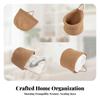 3 Pieces Wall Hanging Basket with Rope Handle Stackable for Entryway, Kitchen