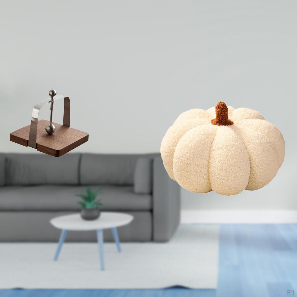 Cafe Pumpkin Napkin Holder Tissue Dispenser Wood Base Organizer Decorative Sofa Cushion for Kitchen