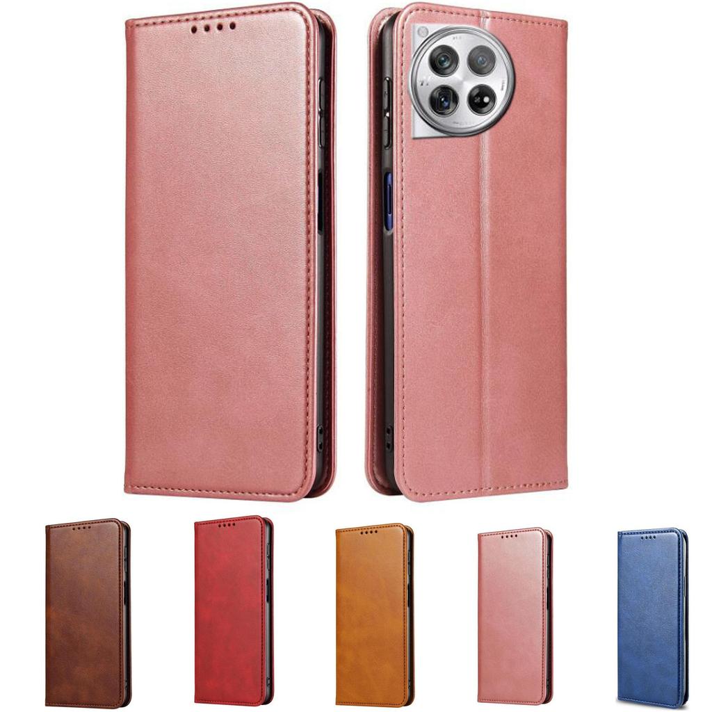 Leather Flip Phone Wallet Case For Oneplus 12 11 10 9 8 Pro 12R 11R 10R 9R 10T 8T 9RT Leather Flip Case with Stand Cover