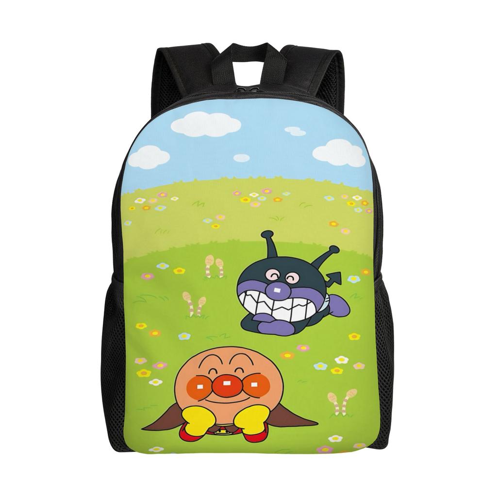Anpanman Backpack Ita Bag  Mochila Vintage Hiking Large Capacity Rucksack