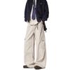 American Retro Overalls Pure Cotton Washed Men's Spring Straight Loose Wide-leg Pants Boys Casual Pants