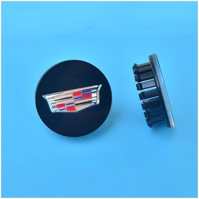 4pcs 66mm Acrylic Car Wheel Center Hub Caps Cover for Cadillac BLS CT4 CT6 CTS SLR SLS SRX XT4 XT5 XT6 XTS Escalade Deville DTS