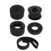 Belt Pulley Kit with 1.5in Width Cogged Belt PC2258 Replacement For   383 400 413 440 Engine