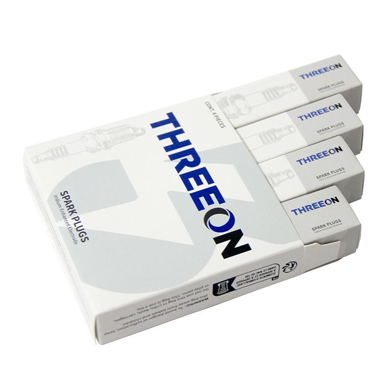 

3/4/6 PCs THREEON Iridium Spark Plug For BMW E36 E34 SUZUKI Wagon R Fiat XENIA SUBARU 12122158253 90048-51187 DCPR7EIX TOSP3003 4 Pieces