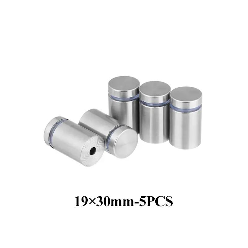 12-19MM Stainless Steel Glass Fasteners Advertisement Standoffs Pin Billboard Fixing Screws Advertising Board Fixed Nails Screw