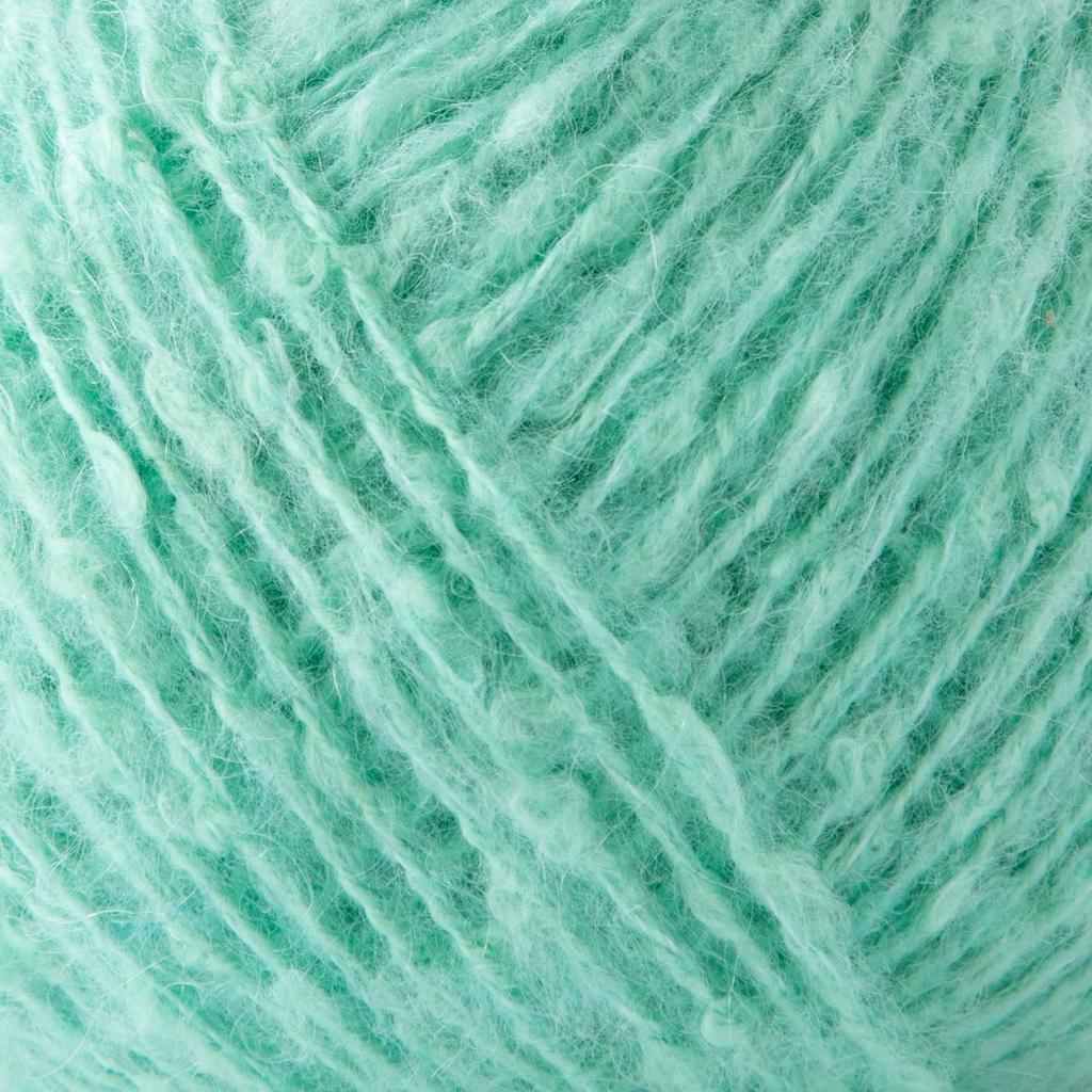 Olympus Silk Hand Knitting Medium Natural Tsumugi Color Pastel Set of 3 Yarn, Weight, (mofu) 212, Emerald, Approx. 30g, 96m,