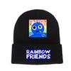Rainbow Friends Roblox Black Knitted Cap Printed Hat Warm Men Women Gift Xmas