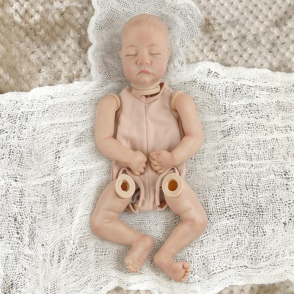 18 Realistic Baby Reborn Doll Levi Mold High-Color Silicone DIY Kit 46cm