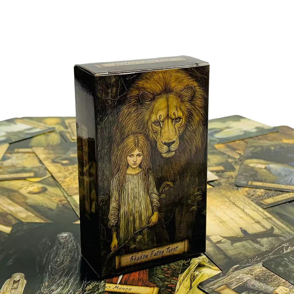 Shadow Fates Tarot Deck English Version Of The Prediction and Divination Game Cards,Holiday Games Halloween and Christmas Gifts