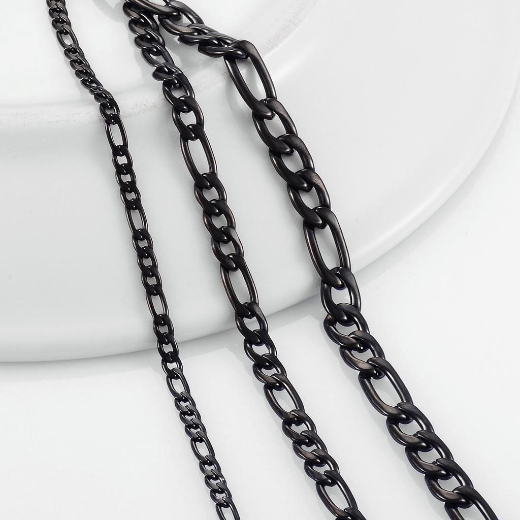 Klassische Edelstahl Figaro-Kette Heißer Verkauf Hochwertiger Schmuck für Männer und Frauen