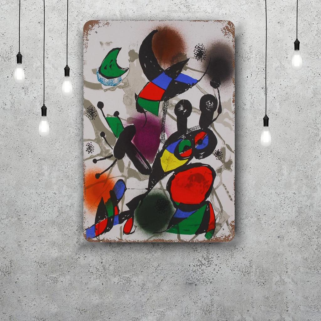 miro art Vintage Tin Sign Home Decor Wall Decor Art Wall Mural Room Decoration Decor Retro Metal Sign Plate Bar Posters