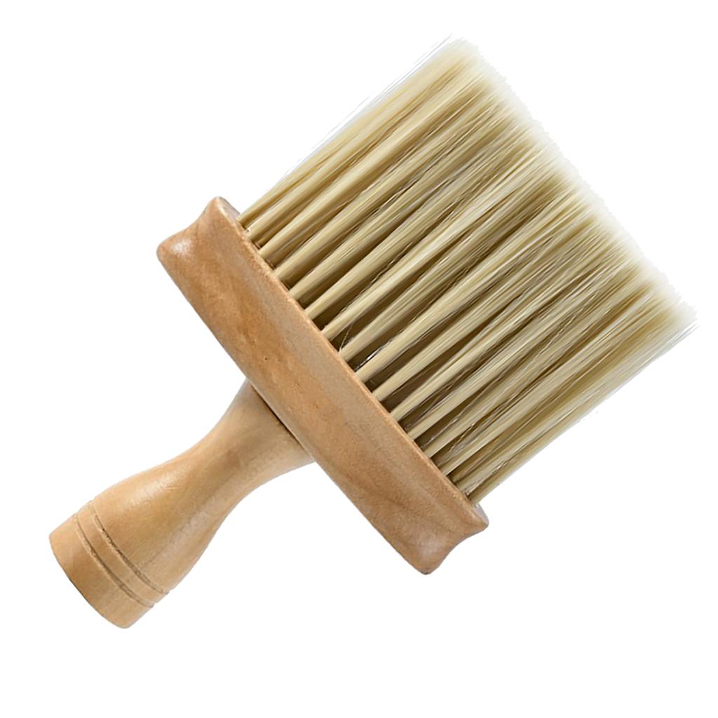 Keyboard Cleaning Brush Wooden Handle Soft Bristles Multifunction Portable Car Interior Detailing