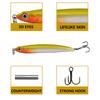 Bullet Head Sinking Pencil Bait Long Casting Lure Fish Shape Hard Bait for Bass Pike Saltwater Freshwater Fishing with 3D Eyes and Sharp Hooks