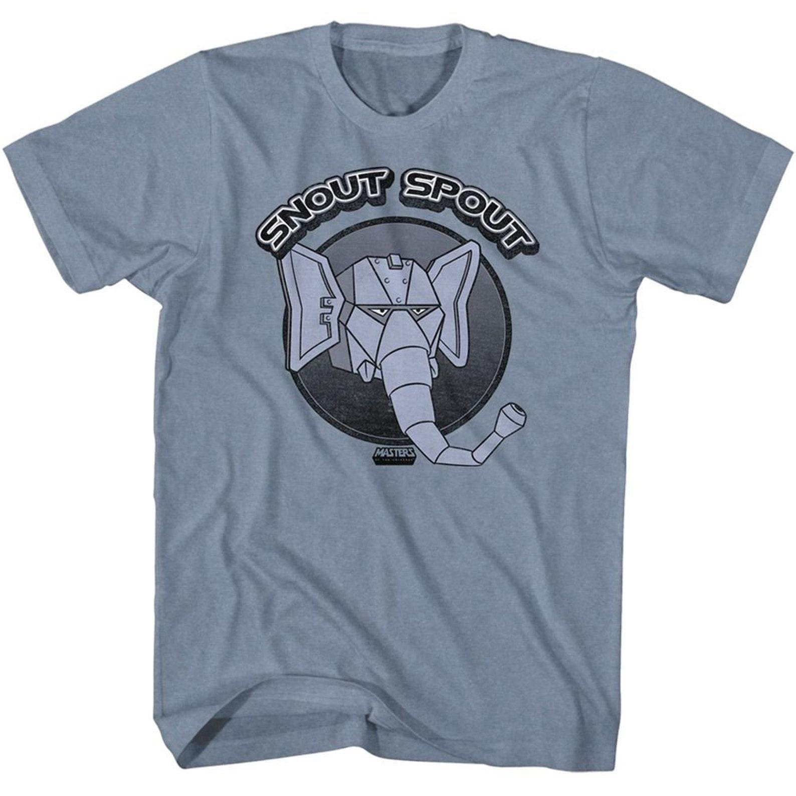 Masters of the Universe Snout Spout Indigo Heather Adult T-Shirt 3XL