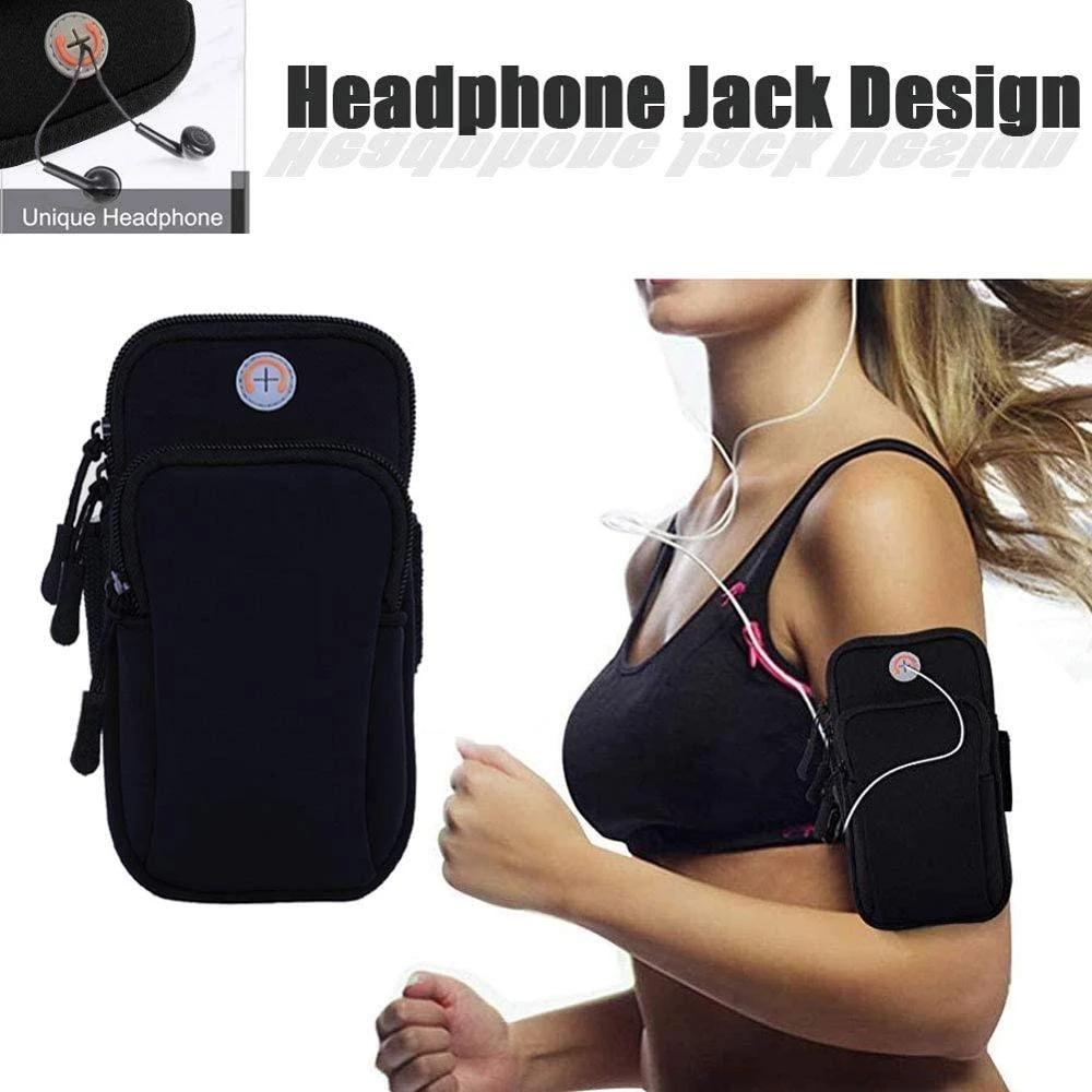 

Universal 6 Running Armband Phone Case Holder Phone Bag Jogging Fitness Gym Arm
